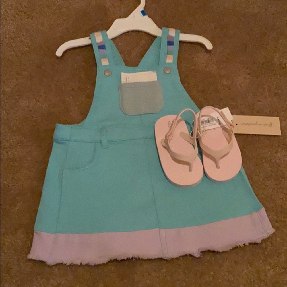 First Impressions Skirtall & Flip flops